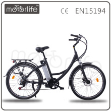 MOTORLIFE / OEM EN15194 2014 36 V 26 polegada 250 w bicicleta elétrica de energia verde